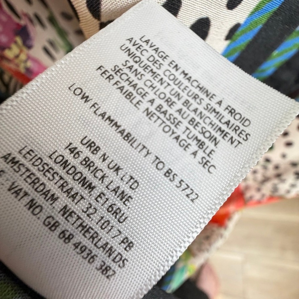 Maeve Anthropologie Women Floral Dot Print Kimono Duster OS Boho Vacation NWT - Picture 6 of 9